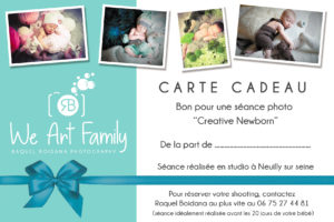 Carte cadeau pour shooting photo à neuilly sur seine par Raquel Boidana